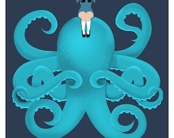 Girl and Octopus