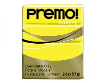 Clay PREMO Sculpey yellow Zinc 57g