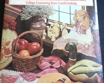 Vintage crafts book Jamboree, assorted crafts book, jewelry making crochet quilting woodwork papercrafts