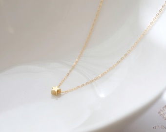Dainty Star Necklace - dainty star necklace - minimal gold necklace - 14k gold filled necklace - simple jewelry-