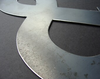 Ampersand Metal Sign