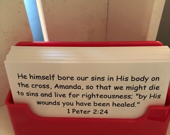 HEALING Personalized Scripture Cards