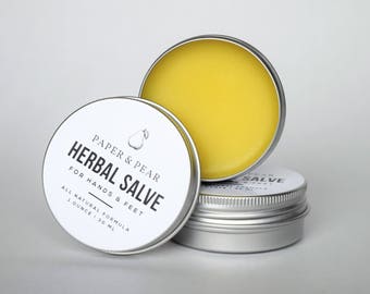 Natural Herbal Salve for Hands and Feet