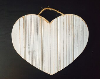 White Wash Hanging Plaque