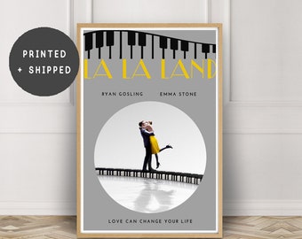 La La Land, Poster, Print, Movie Poster, Musical, Ryan Gosling, Emma Stone, Art Print, Wall Decor, Wall Art, Home Decor