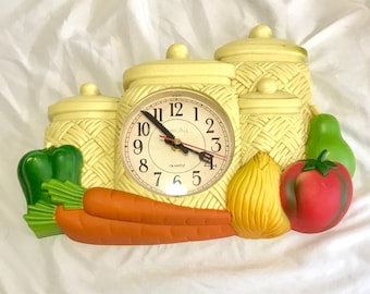 Vintage Laurel Hill Kitchen Wall Clock