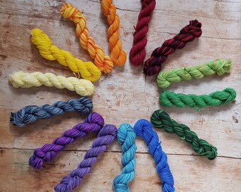 140g merino/nylon hand dyed yarn