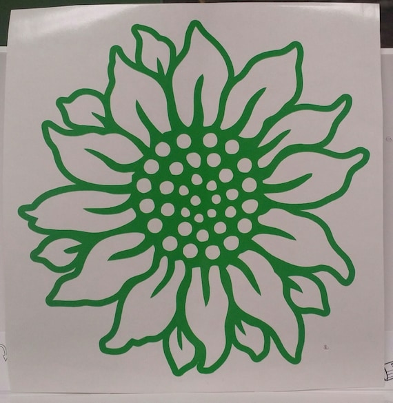 Download Sunflower Decal/Sunflower Sticker/Car Decal/Flower