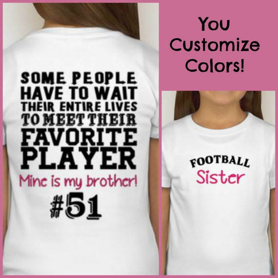 Football Sister tshirt Proud Football Sister Shirt Sports