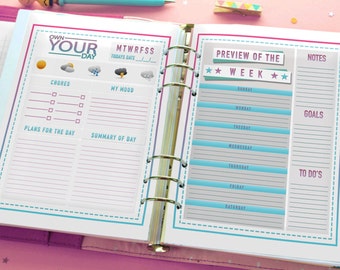 2018 OYD Kids Planner/Journal Printables (GIRLS)