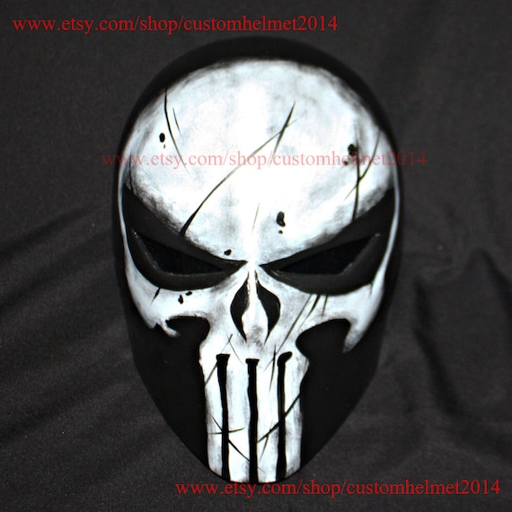 1:1 Wearable Custom Halloween Costume The Punisher Helmet DJ