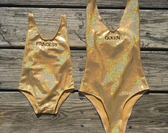 One piece swimsuit // mommy and me swimsuit // mummy and me outfit // bathing suit // swimsuit for girl // swimsuit princess queen