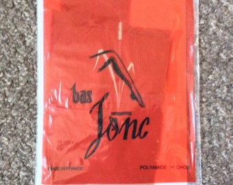 Deadstock Vintage Bas Jonc 20 Deniers Sealed Pack Size 3 Circa 1970s
