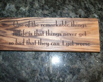 Things can get worse?