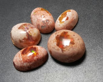 Mexican Cantera Opal (5 stones) 30.50ct.