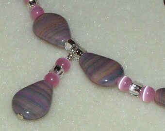 Pink Cats Eye Set
