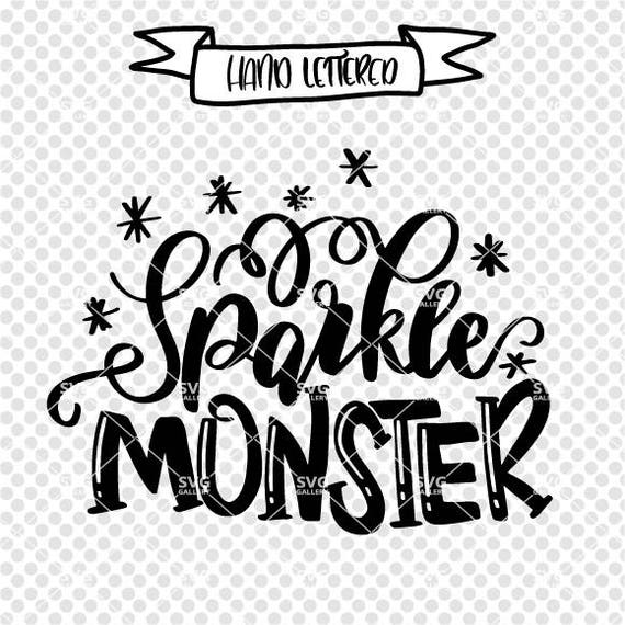 Download Halloween svg Sparkle monster SVG girl SVG monster svg