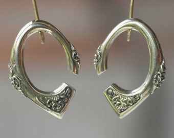 Brass ear wights # Body jewelry, Bali styles carving. wearable size available 4 mm