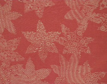 Vintage haori S403, salmon silk,