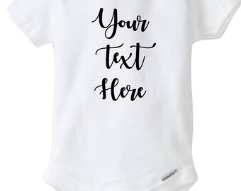Custom Baby Onesies®, Your Design, Pregnancy Announcement Onesies, Personalized Baby Bodysuit, Coming Home Outfit, Unique Baby Shower Gift