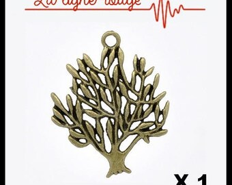Bronze tree pendant 31 x 25 mm