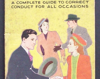 Etiquette For Everyday Life, By F R Ings, Published by W Foulsham and Co.