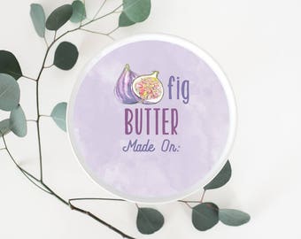 Round jam jar labels