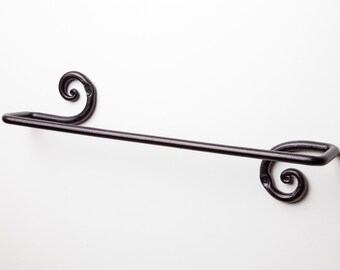 Decorative Towel Bar- Towel Rack | For Kitchen or Bathroom | RTZEN-Décor Handmade Wrought Iron Holder