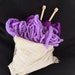 Knit Kit for scarf (purple)