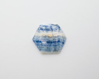 Turkish Blue Lace Onyx 26 mm Cabochon Lapis Lace