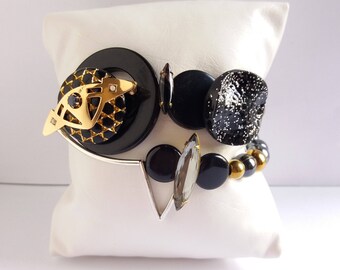 Women bracelet "in space ' unique and handmade"