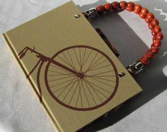 Bicycle Altered Book Purse My Life and Times by Jerome K. Jerome