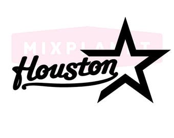 Houston Astros SVG Cut Files, Houston Astros DXF Cutting Files, Houston Astros SVG Dxf Png Cuttable Houston Astros Files, Instant Download