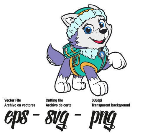 Download Paw Patrol Everest / Vector SVG Eps for Personal Use Vector