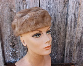 Vintage Levy's Memphis Light Brown Mink Fur Ladies' Hat