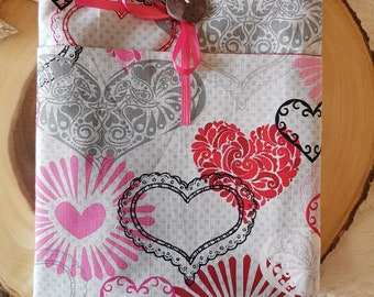 Hearts Book Sleeve