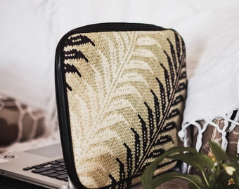 Handwoven Laptop Sleeve | Tablet Sleeve | Gadget Bag | Gadget Case | Stylish | Tropical