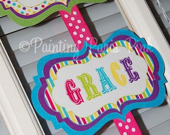 Printable Fancy Welcome Sign - Carnival Ride Party Collection