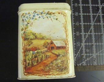 Vintage TIN metal 4 seasons
