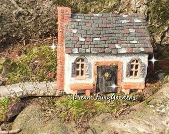 fairy garden house, fairy garden cottage, miniature fairy house, miniature house, gnome house, tiny fairy house, small house