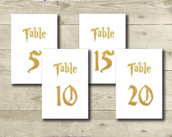 Harry Potter Inspired Hogwarts PRINTABLE NAME TAGS