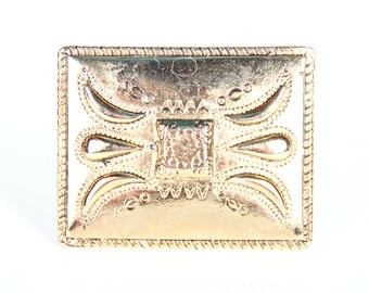 Italian Belt Buckle / Gold / Brass Belt Buckle Men / Mens Belt Buckle / Unique Belt Buckle / Old Belt Buckles / Italy Belt Buckle