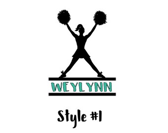 Cheerleader Vinyl Decal