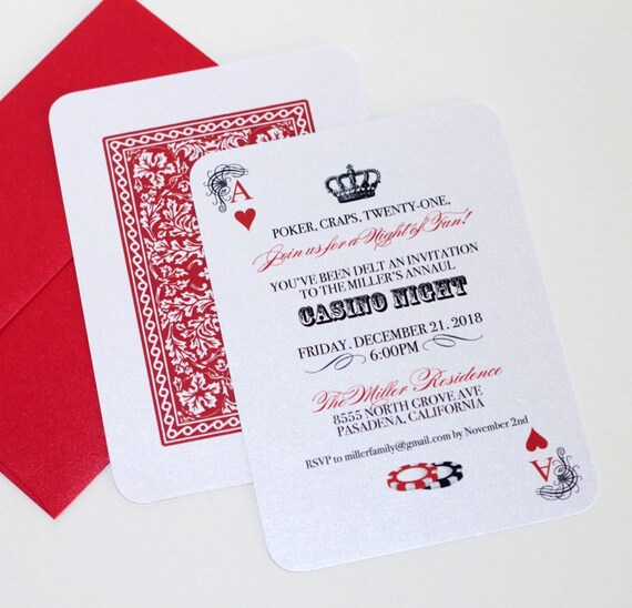 Playing Card Invitation 3