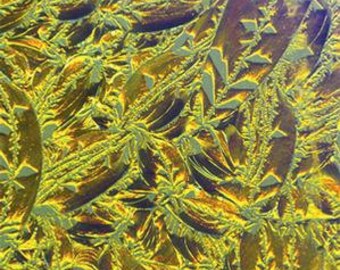 LIMITED - GOLD DICHROIC Stained Glass Mosaic Tile T14