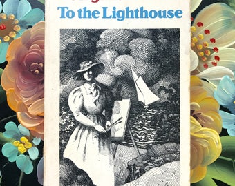 Vintage Paperback Novel, To the Lighthouse by Virginia Woolf