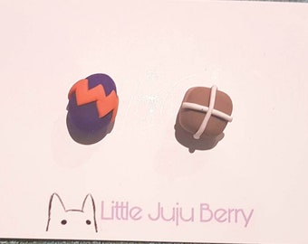 Easter Eggs & Hot Cross Buns Studs