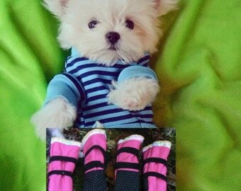 Summer dog paw protection / Light weight summer dog boots /Gortex Dog Boots/ / Need Actual Measurements In Note Box .
