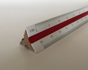 Faber-Castell engineer triangle scale Germany vintage drafting technical tools engineer surveyor instruments collectible drafting tool faber