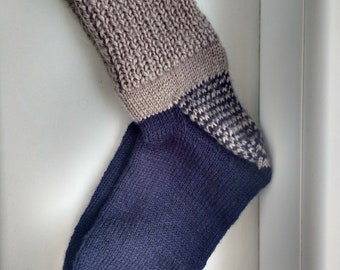 Knitted socks, handmade socks